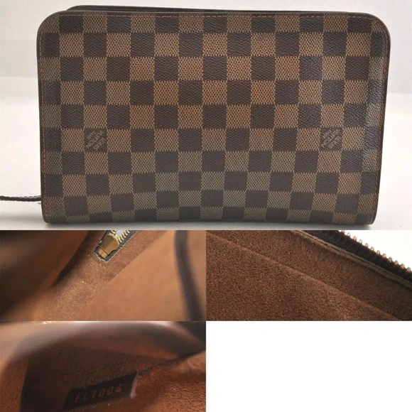 Louis Vuitton upcycled damier ebene Y2K authentic material tassel purse FOB - Picture 5 of 5